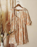 Rose Melon Cotton Dress: Alternate View #2