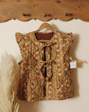 Russet Quilted Vest: Alternate View #1