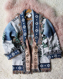 Vintage Winter Blanket Coat: Alternate View #1