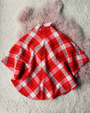 Vintage Gingham Check Cape Coat: Alternate View #4