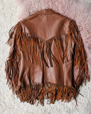 Vintage Fringe Leather Coat: Alternate View #5