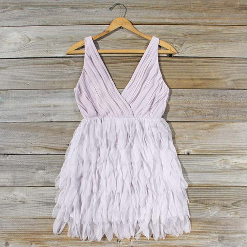 Drizzling Mist Dress in Dusty Lavender