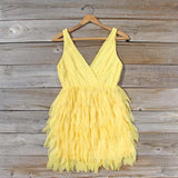 Drizzling Mist Dress in Lemon: Alternate View #1