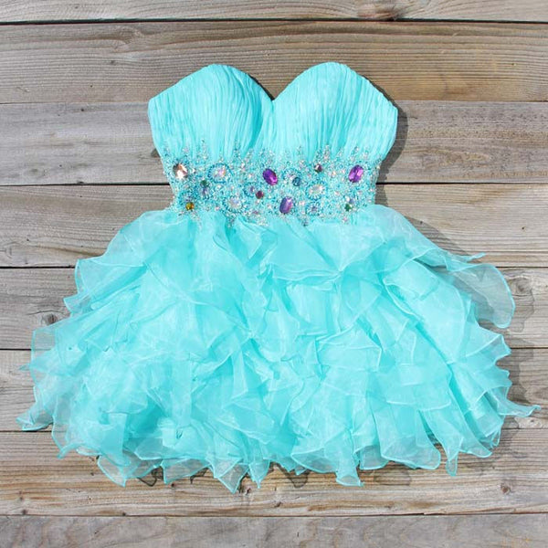 Spool Couture Mint & Chiffon Dress: Featured Product Image