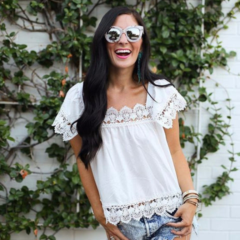 Gone Antiquing Lace Top