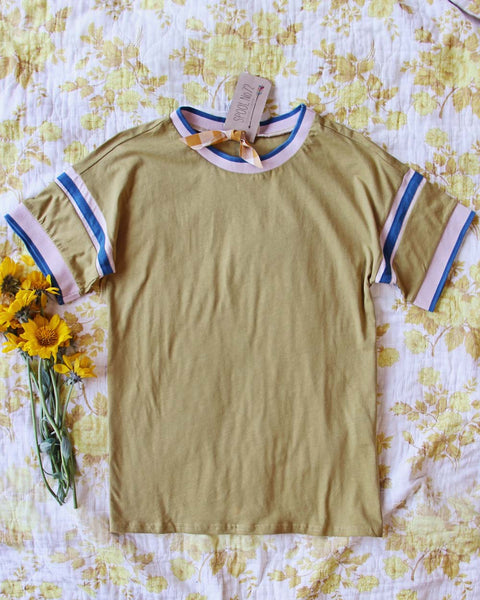 70's Mustard Tee: Featured Product Image