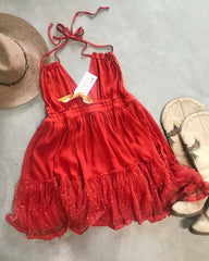 The 80 Degree Dress in Dark Rust