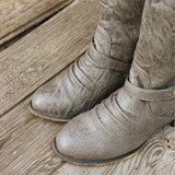 Smokestack Boots in Gray: Alternate View #4