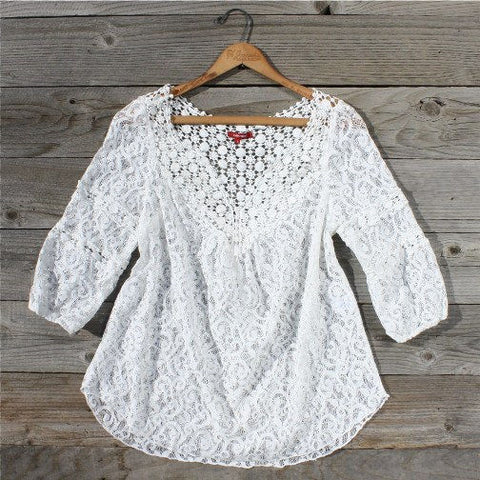 Moonflower Lace Blouse