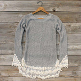 Skyline Lace Sweater in Ash: Alternate View #2