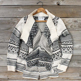 Wood Sled Sweater in Cream: Alternate View #1