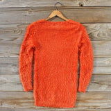 Kismet Cozy Sweater in Rust: Alternate View #3
