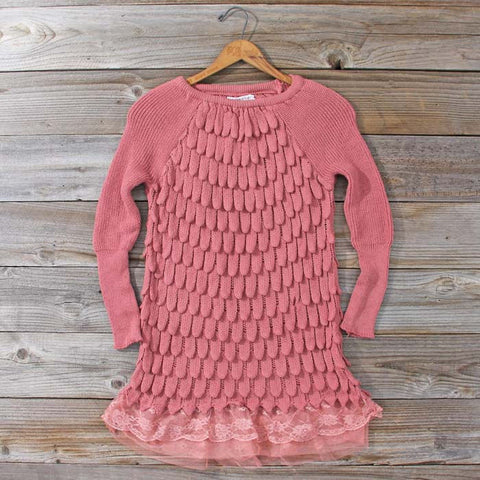 Rolling Mist Sweater in Dusty Pink