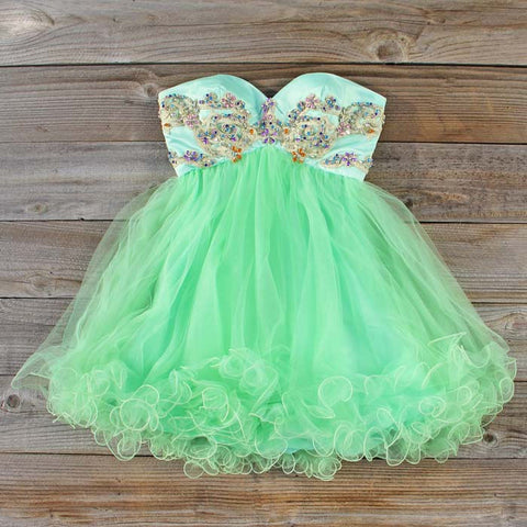 Minted Jewels Party Dress