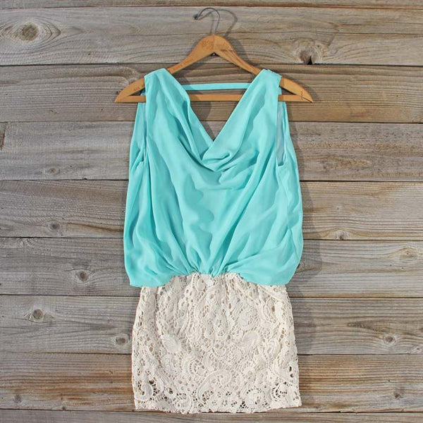Sea Crystal Dress in Mint: Featured Product Image