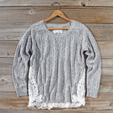 Hazy Stratus Lace Sweater: Alternate View #1