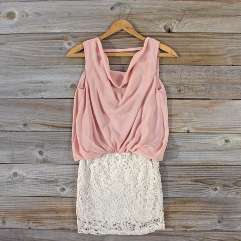 Sea Crystal Dress in Blush