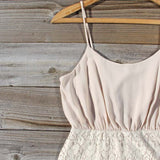 Midnight Lace Dress in Sand: Alternate View #3