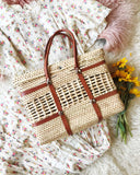 Vintage 70's Woven Tote: Alternate View #5