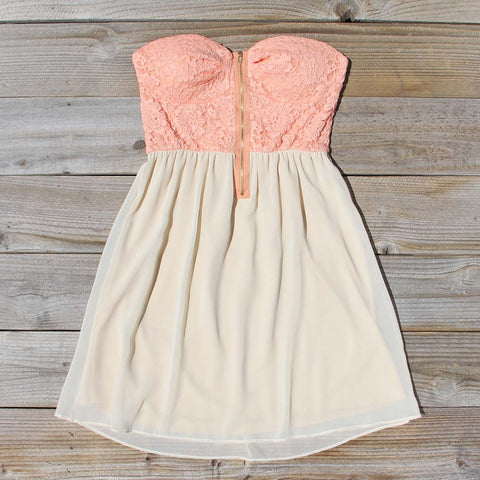 August Glow Dress in Peach