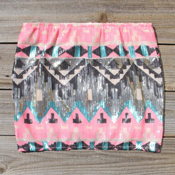Back Trail Skirt in Pink: Featured Product Image