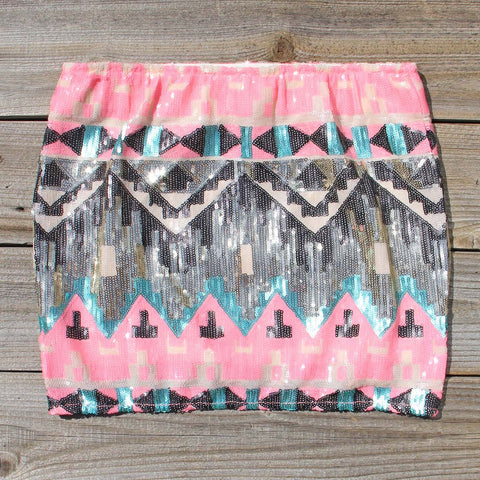 Back Trail Skirt in Pink