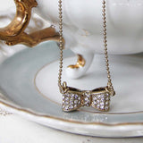 Bow & Charm Necklace: Alternate View #2