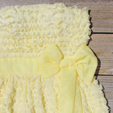 Chiffon Tart Dress in Lemon: Alternate View #2