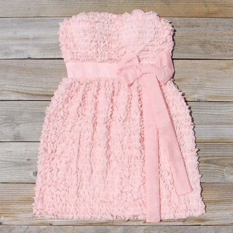 Chiffon Tart Dress in Peony