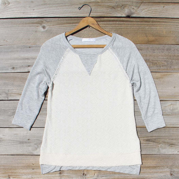 Cozy Camp Tee in Gray: Featured Product Image