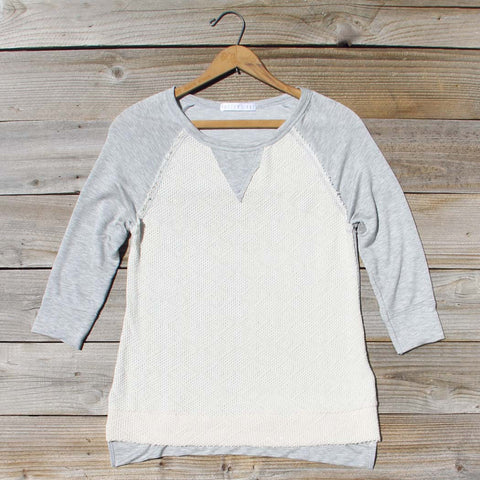 Cozy Camp Tee in Gray