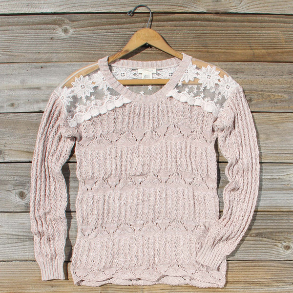 Cumulus Lace Sweater: Featured Product Image