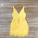 Drizzling Mist Dress in Lemon: Alternate View #4