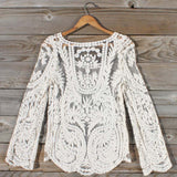 Laced in Snow Blouse: Alternate View #4