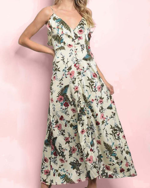 Fern & Poppy Maxi Dress: Featured Product Image