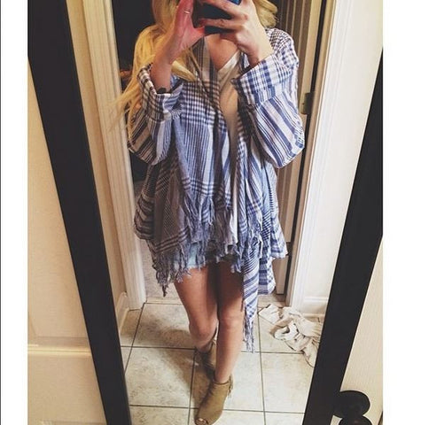 Follow & Fringe Top