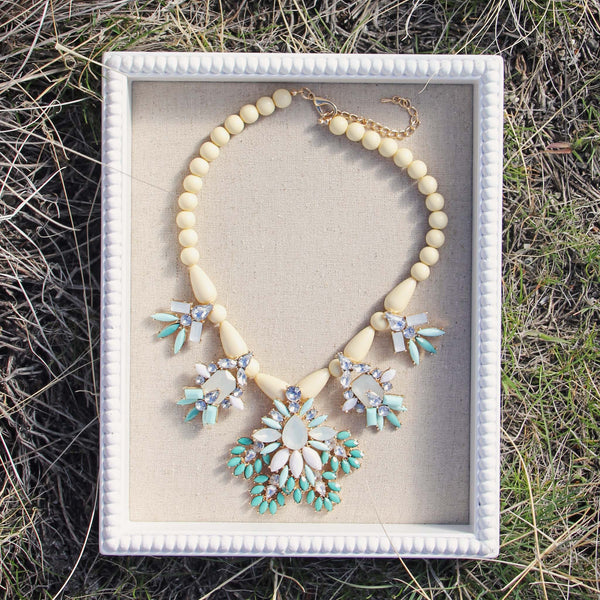 Hive & Honey Necklace in Turquoise: Featured Product Image