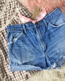 Vintage Cuffed Denim Shorts: Alternate View #3