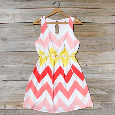 Indian Summer Chevron Dress