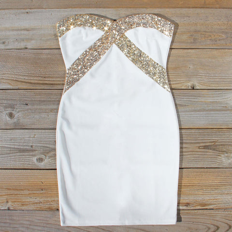 Jack Frost Party Dress in Snow