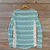 January Mint Lace Top: Alternate View #4