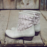 Laced Path Boots in Stone: Alternate View #3
