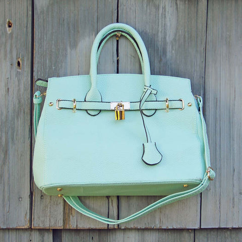 Lock & Key Mint Tote