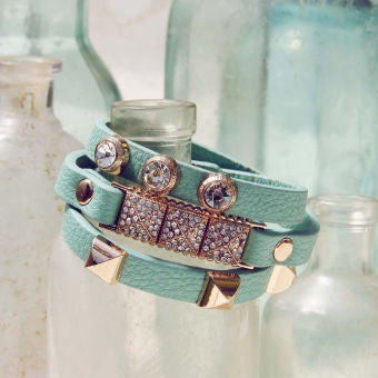 Moon Rise Bracelet in Mint