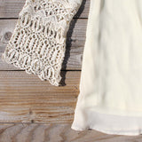 Moon & Feather Dress in Cream: Alternate View #3