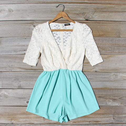 Night Tide Lace Romper