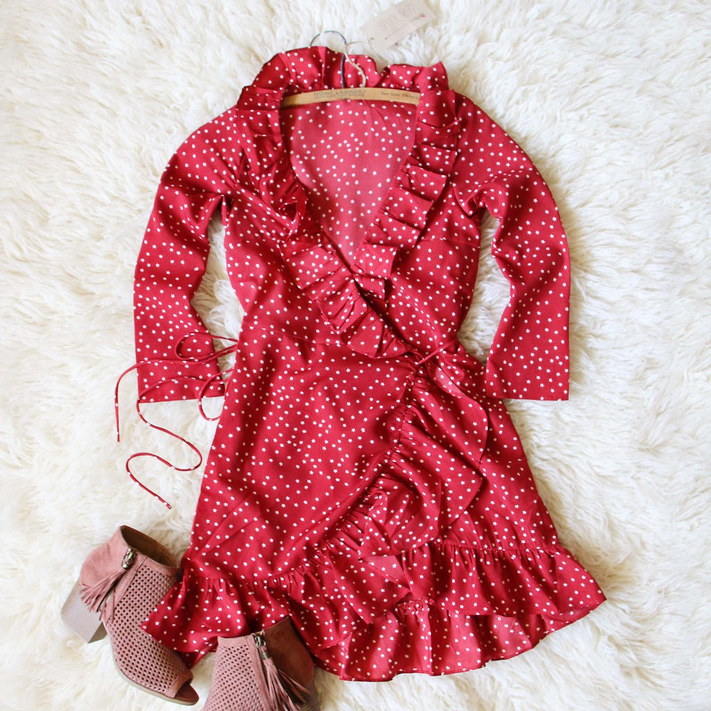 North Star Ruffle Dress, Sweet Boho Wrap Dresses from Spool 72