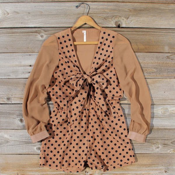November Dots Romper: Featured Product Image