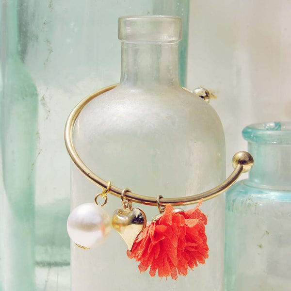Peach Blossom Bracelet in Peach: Featured Product Image