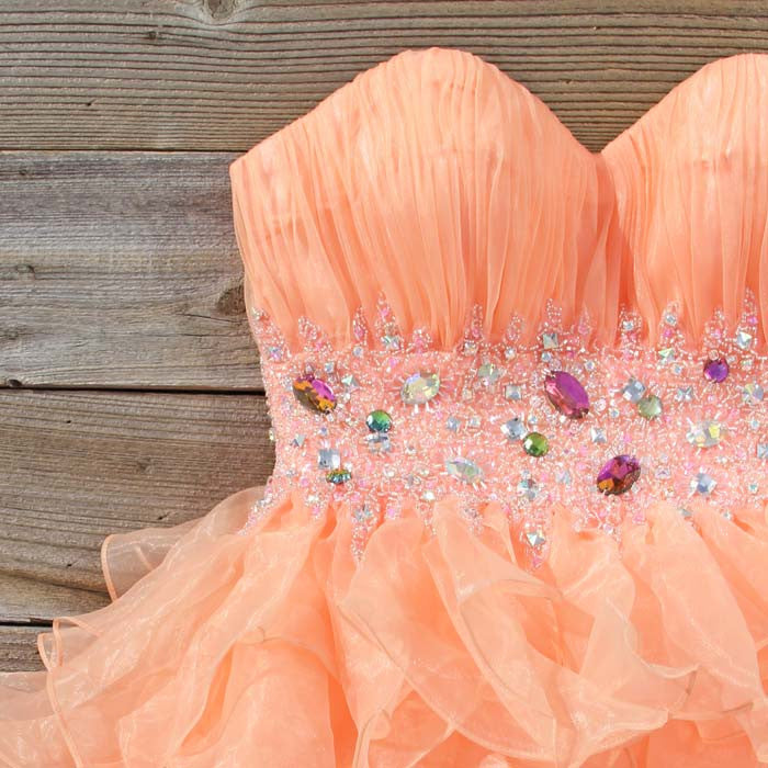 Spool Couture Peaches & Chiffon Dress, Sweet Party Dresses from Spool No.72. | Spool No.72 Spool Couture Peaches & Chiffon Dress, Sweet Party Dresses from Spool No.72. | Spool No.72